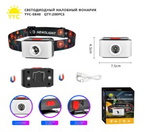 Svetodiodnyj nalobnyj fonarik YYC-0840