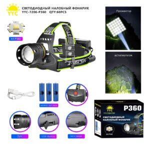 Svetodiodnyj nalobnyj fonarik YYC-7206-P360