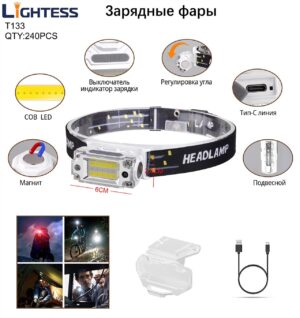 Zaryadnye fary LIGHTESS T133