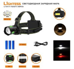 Svetodiodnaya zaryadnaya fara LIGHTESS LT-8117-TG