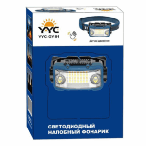 Fonar' nalobnyj svetodiodnyj YYC-GY-81-2LED+28COB 1