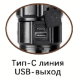 Fonar' ruchnoj svetodiodnyj Lightess AK180-E-PM30-TG 1