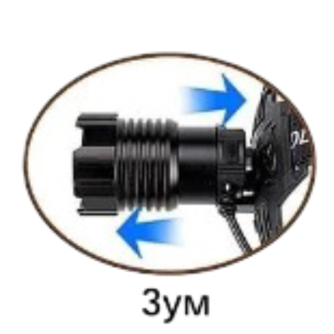 Fonarik nalobnyj svetodiodnyj Lightess T116-PM30-TG 8 Fonarik nalobnyj svetodiodnyj Lightess T116-PM30-TG 8