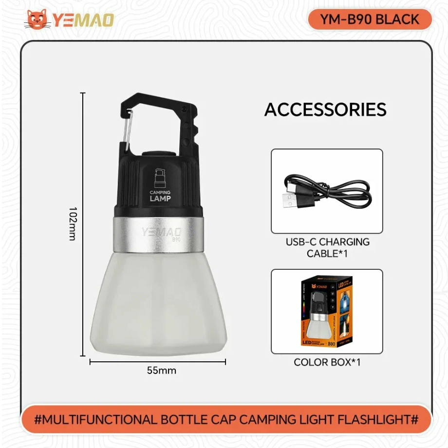 Fonar' dlya kempinga YEMAO YM-B90 LED 9 Fonar' dlya kempinga YEMAO YM-B90 LED 9