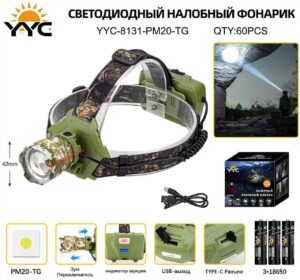 Fonar' nalobnyj svetodiodnyj YYC-8131-PM20-TG