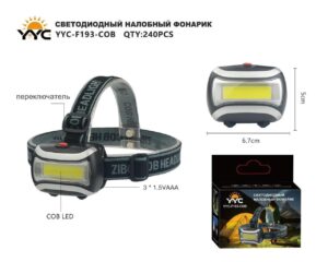Fonar' nalobnyj svetodiodnyj YYC-F193-COB