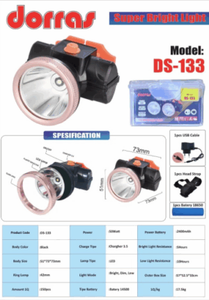 Fonar' nalobnyj mnogofunkcional'nyj DS-133