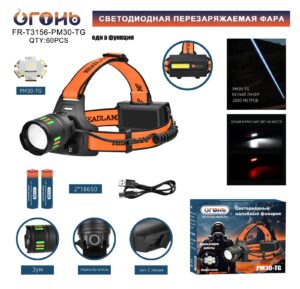 Fonar' nalobnyj svetodiodnyj FR-T3156-PM30-TG