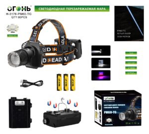 Fonar' nalobnyj mnogofunkcional'nyj H-3176-PM60-TG