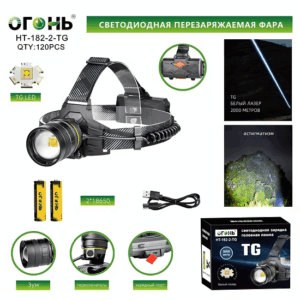 Fonar' nalobnyj svetodiodnyj HT-182-2-TG