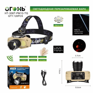 Fonar' nalobnyj svetodiodnyj HT-3087-PM10-TG