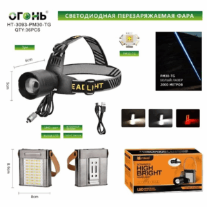 Fonar' nalobnyj svetodiodnyj HT-3093-PM30-TG
