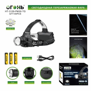 Fonar' nalobnyj svetodiodnyj HT-3129-PM30-TG
