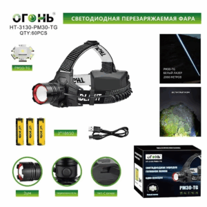 Fonar' nalobnyj svetodiodnyj HT-3130-PM30-TG