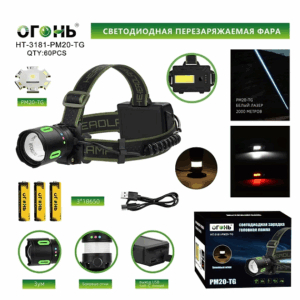 Fonar' nalobnyj svetodiodnyj HT-3181-PM20-TG