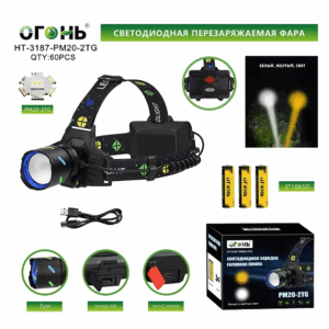 Fonar' nalobnyj svetodiodnyj HT-3187-PM20-2TG