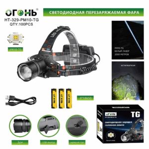 Fonar' nalobnyj svetodiodnyj HT-329-PM10-TG