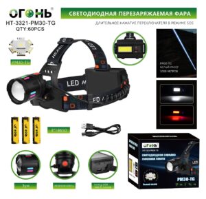 Fonar' nalobnyj mnogofunkcional'nyj HT-3321-PM30-TG