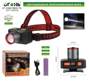 Fonar' nalobnyj mnogofunkcional'nyj HT-3358-PM30-TG