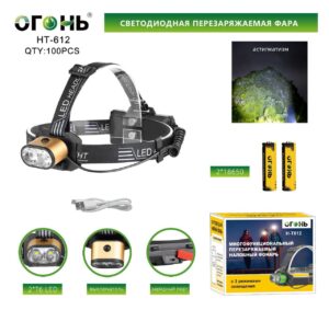 Fonar' nalobnyj Ogon' HT-612 svetodiodnyj