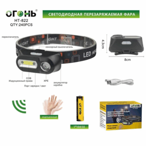 Fonar' nalobnyj svetodiodnyj HT-822