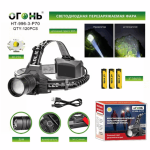 Fonar' nalobnyj svetodiodnyj HT-996-3-P70