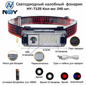 Fonar' nalobnyj NGY HY-T125-XPE-10+4 SMD
