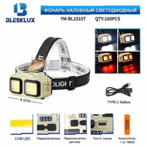 Fonar' nalobnyj svetodiodnyj YM-BL1010T
