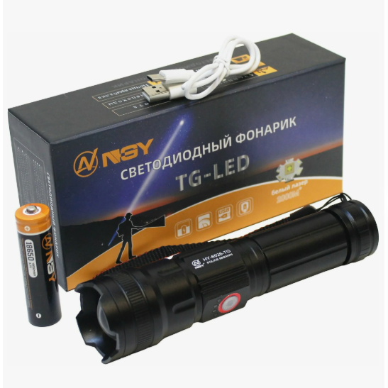 Fonarik ruchnoj svetodiodnyj NY-6526 Fonarik ruchnoj svetodiodnyj NY-6526