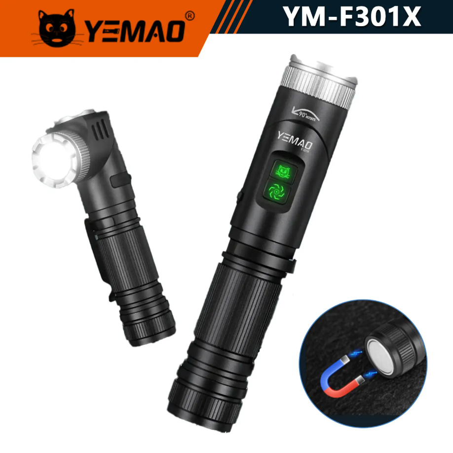 Fonarik ruchnoj svetodiodnyj YM-F301X-4 4 Fonarik ruchnoj svetodiodnyj YM-F301X-4 4