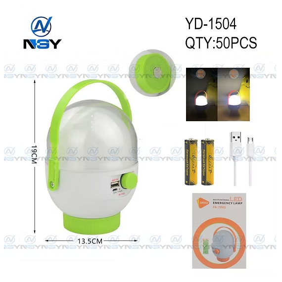 Fonar' dlya kempinga YD-1504 cvetodiodnyj 1 Fonar' dlya kempinga YD-1504 cvetodiodnyj 1