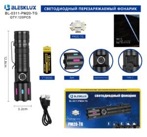 Fonar' ruchnoj BL-0311-PM20-TG svetodiodnyj