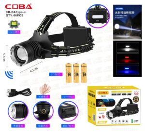 Fonar' nalobnyj COBA D4 60W+SMD svetodiodnyj