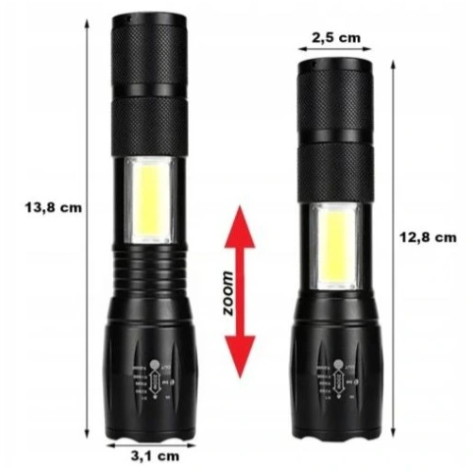 Fonar' ruchnoj BL-F6013-XPE+COB svetodiodnyj 1 Fonar' ruchnoj BL-F6013-XPE+COB svetodiodnyj 1