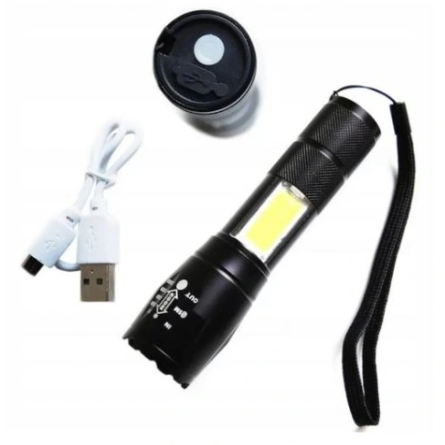 Fonar' ruchnoj BL-F6013-XPE+COB svetodiodnyj 2 Fonar' ruchnoj BL-F6013-XPE+COB svetodiodnyj 2