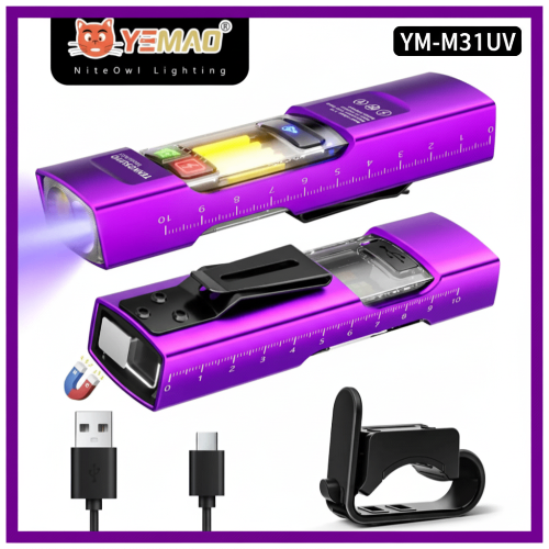 Fonarik ruchnoj YM-M31UV svetodiodnyj 3 Fonarik ruchnoj YM-M31UV svetodiodnyj 3