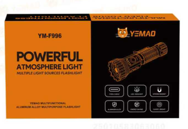 Fonarik ruchnoj svetodiodnyj Yemao YM-F996 10 Fonarik ruchnoj svetodiodnyj Yemao YM-F996 10