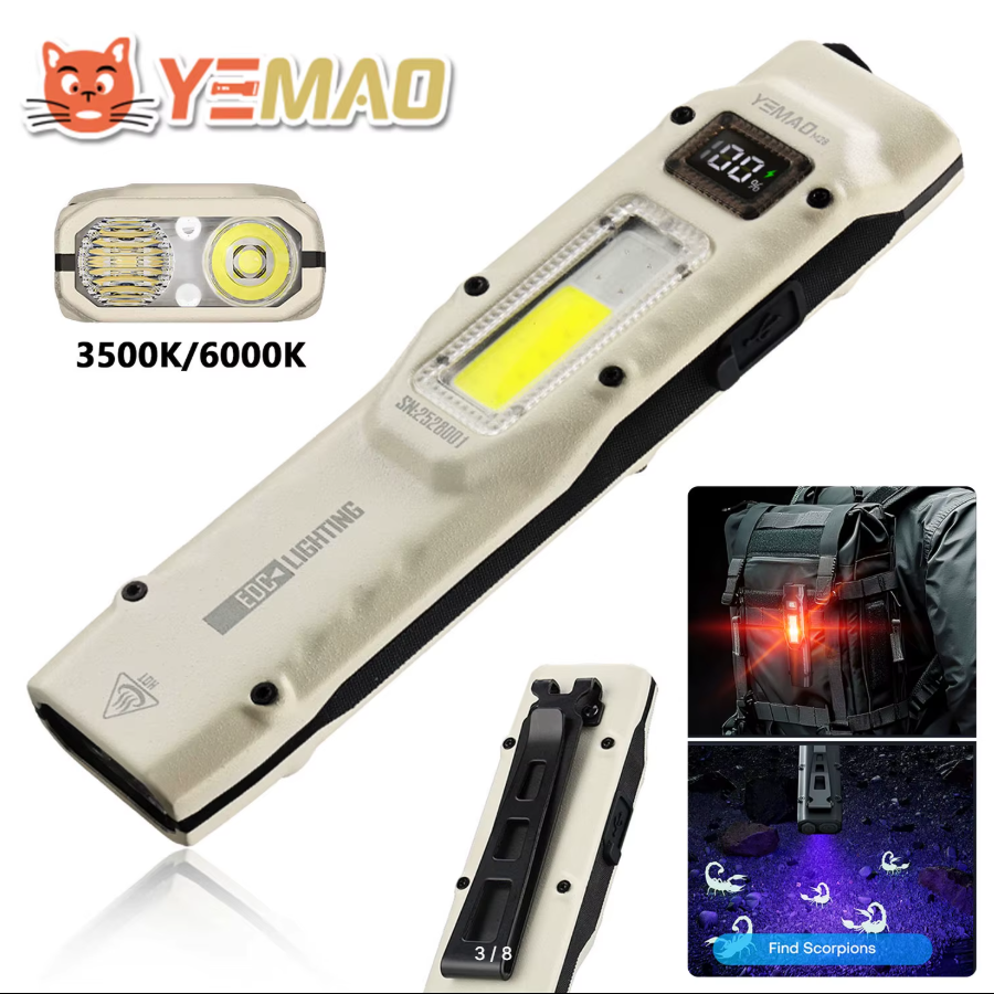 Fonarik ruchnoj svetodiodnyj Yemao YM-M28+COB 5 Fonarik ruchnoj svetodiodnyj Yemao YM-M28+COB 5