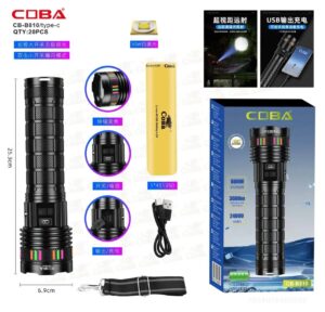 Fonar' ruchnoj Coba CB-B810 30W akkumulyatornyj