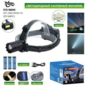 Fonar' nalobnyj MT-2286-PM30-TG+COB svetodiodnyj