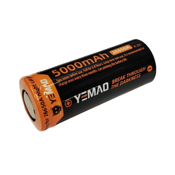 Akkumulyator Yemao YM-26650-4500mAh 4.2V 2 Akkumulyator Yemao YM-26650-4500mAh 4.2V 2