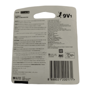Akkumulyator Energizer 6LR61 max 9V krona 2