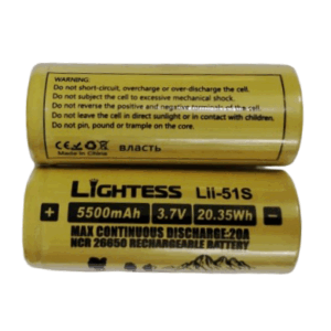 Akkumulyator Lightess Lii-51S 26650 5500mAh 3.7V 20A 1