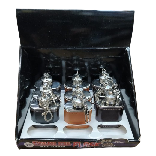 Flyazhka-brelok s karabinom 1 OZ-30 ml. 4 Flyazhka-brelok s karabinom 1 OZ-30 ml. 4