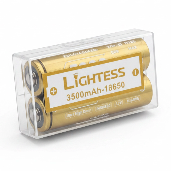 Akkumulyator Lightess 18650 3200mAh 3.7V 32-45A Li-io 1 Akkumulyator Lightess 18650 3200mAh 3.7V 32-45A Li-io 1