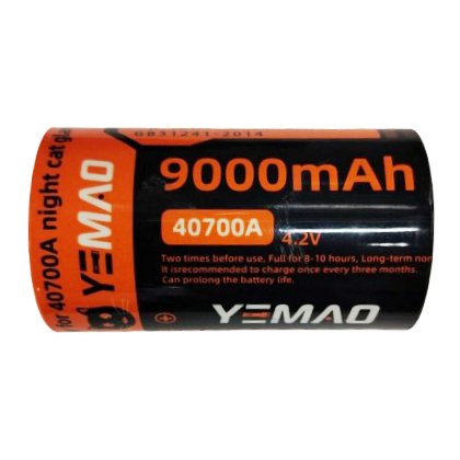 Akkumulyator Yemao 40700A 9000mAh 4.2V Li-ion 1 Akkumulyator Yemao 40700A 9000mAh 4.2V Li-ion 1