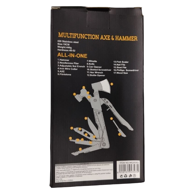 Mul'titul MQ053 Traveler topor multifunction 2 Mul'titul MQ053 Traveler topor multifunction 2