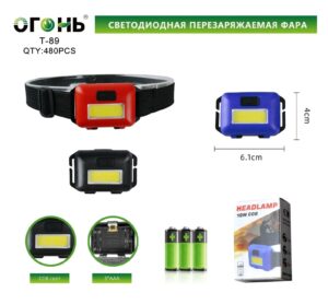Fonar' nalobnyj T-89 COB 10W