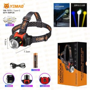 Fonar' nalobnyj Yemao YM-T273 3 colors